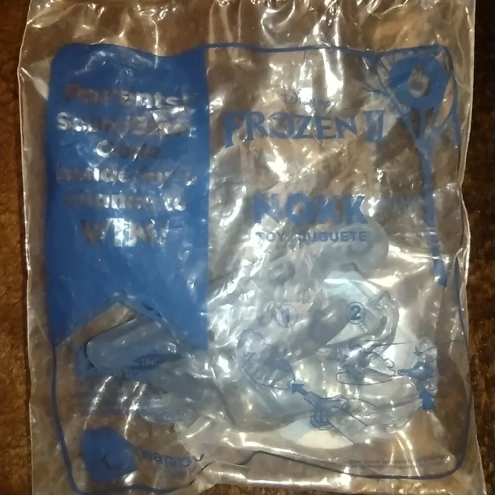 2019 McDonalds Disney Frozen 2 Happy Meal Toy #6 NOKK Ice Horse Launcher Sealed
